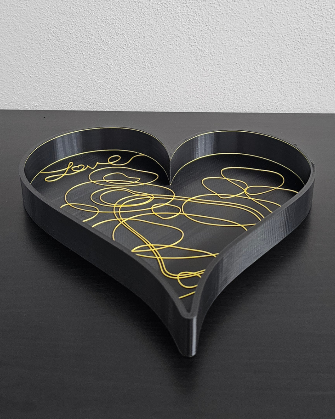 Tabuleiro de Arrumação Coração Amor – Organizador Decorativo