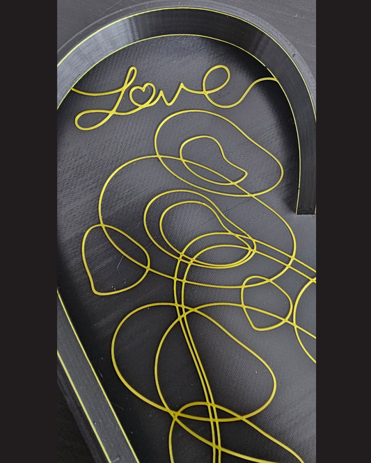 Tabuleiro de Arrumação Coração Amor – Organizador Decorativo