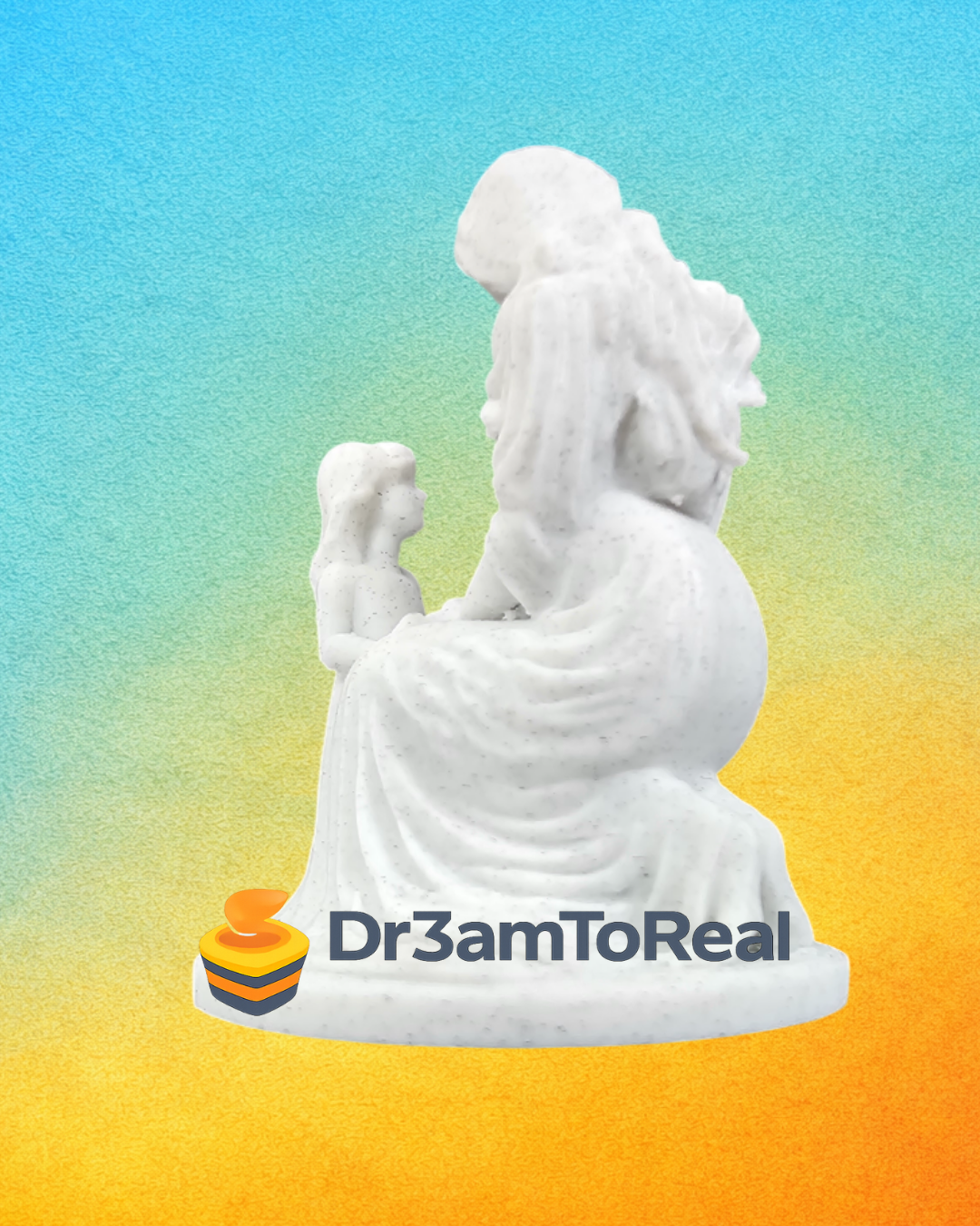 Escultura Mãe e Filha – Edição Dia da Mãe