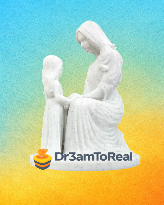 Escultura Mãe e Filha – Edição Dia da Mãe