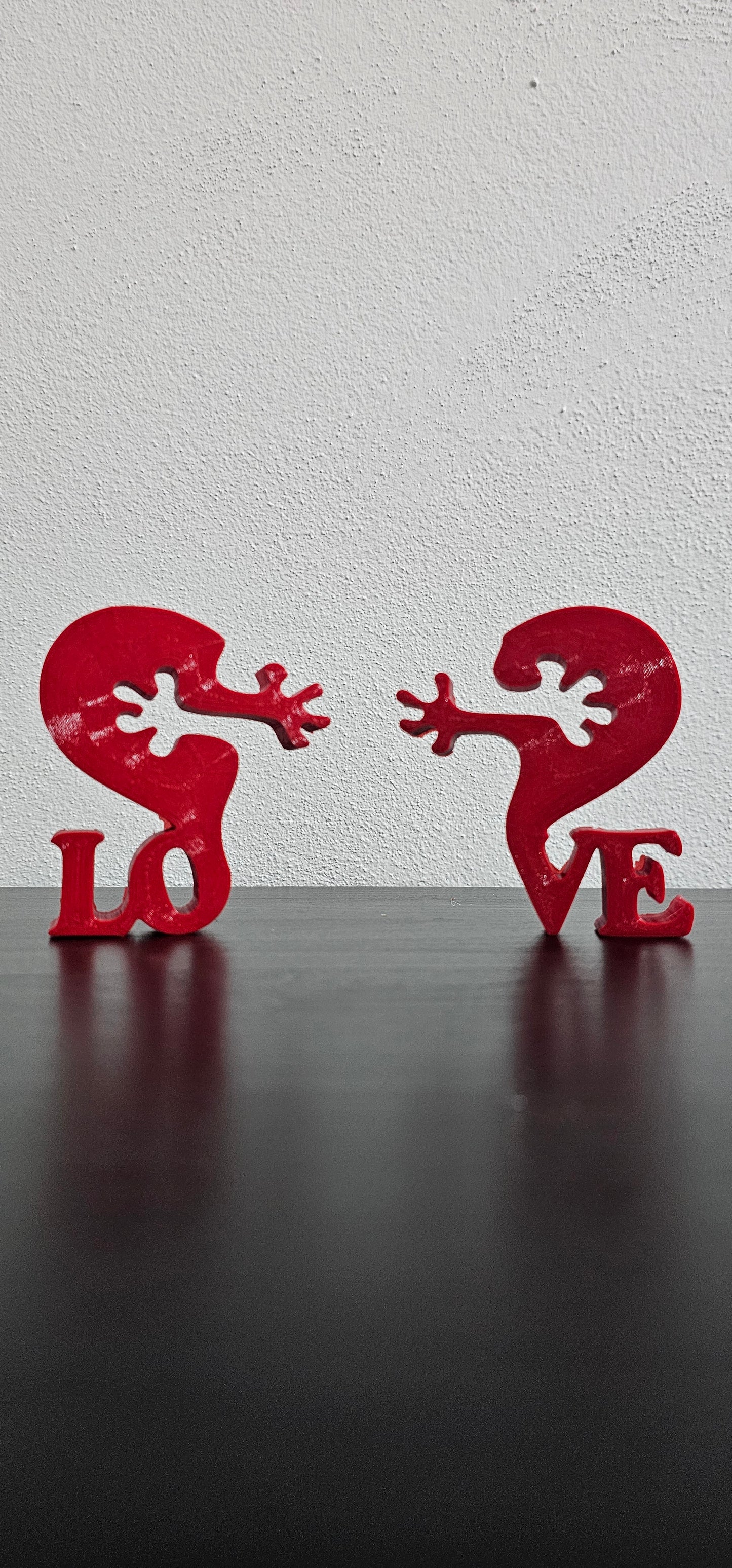 ❤️ Suporte de Amor Coração Duplo