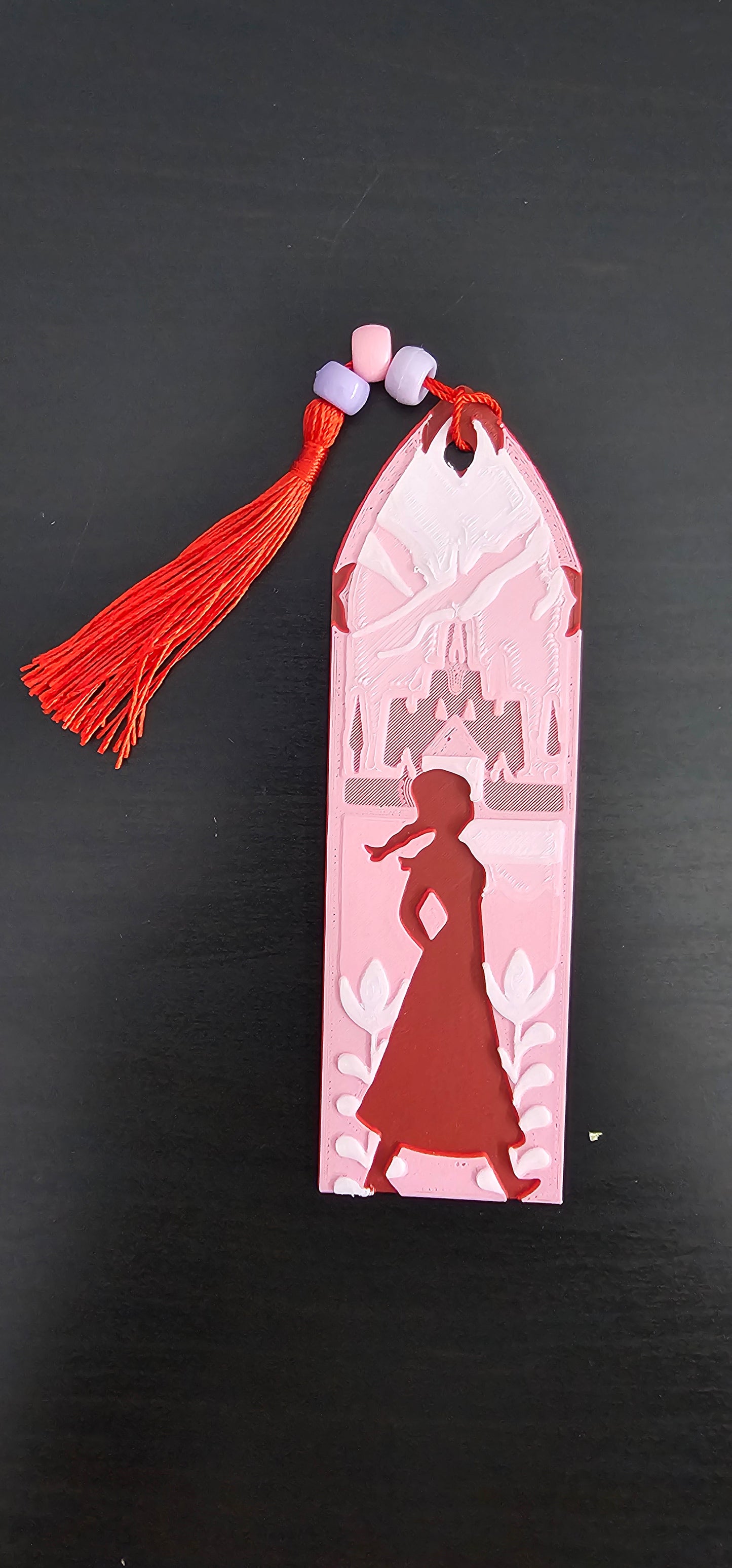 Marcador de Livros de Silhueta de Princesa