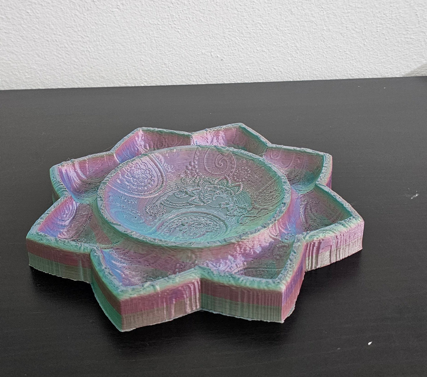 Decorative Lotus Catchall Tray