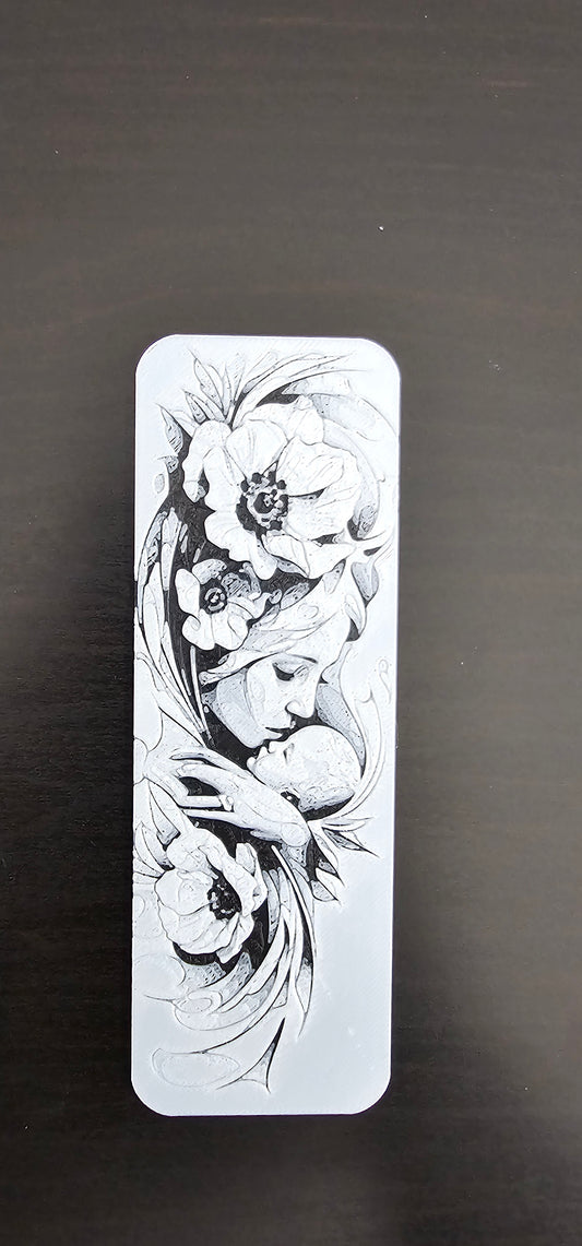 Floral Mother & Baby Bookmark