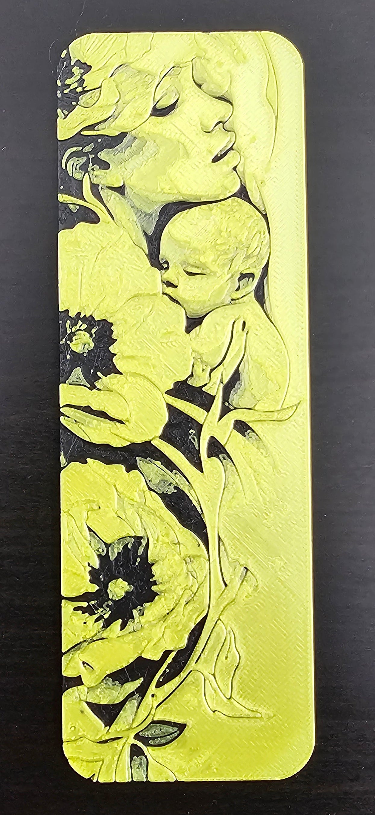 Mother & Baby Bookmark – Artistic Minimal Illustration