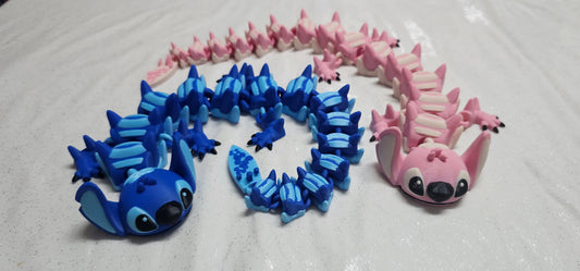 Flexi Stitch & Angel Inspired Dragon – Articulated 3D Printed Dragon