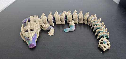 Armoured Shell Dragon – Articulated 3D Printed Dragon