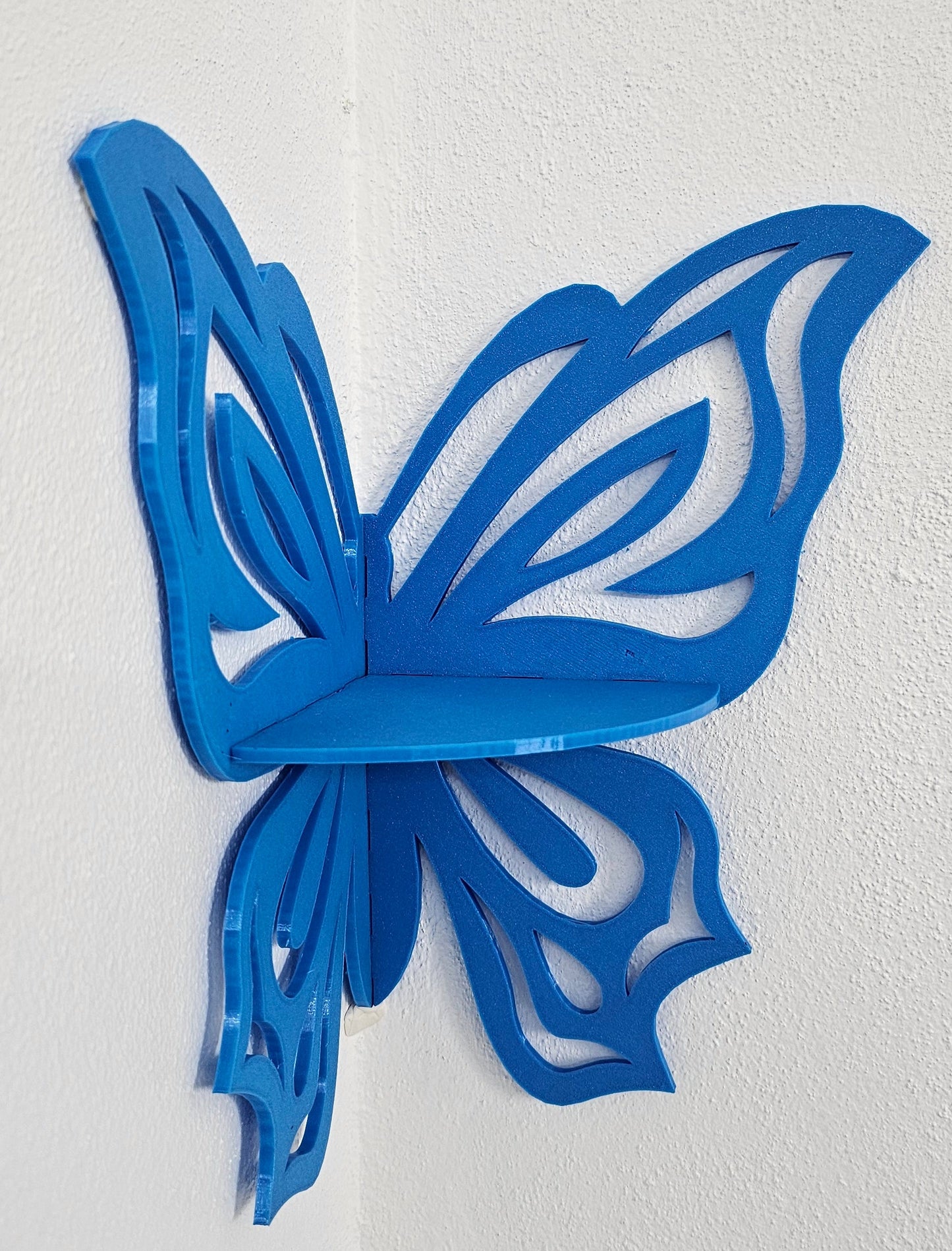 Prateleira de Canto Borboleta – Prateleira Decorativa de Parede para Plantas e Decoração