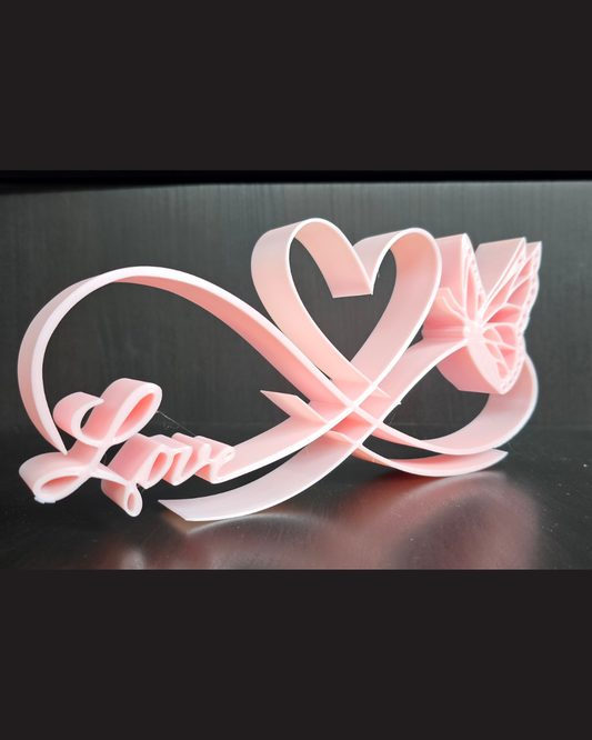 Borboleta do Amor Infinito – Decoração Romântica para Mesa