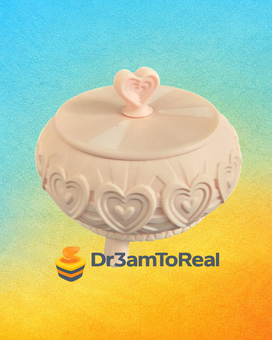 3D Hearts Box