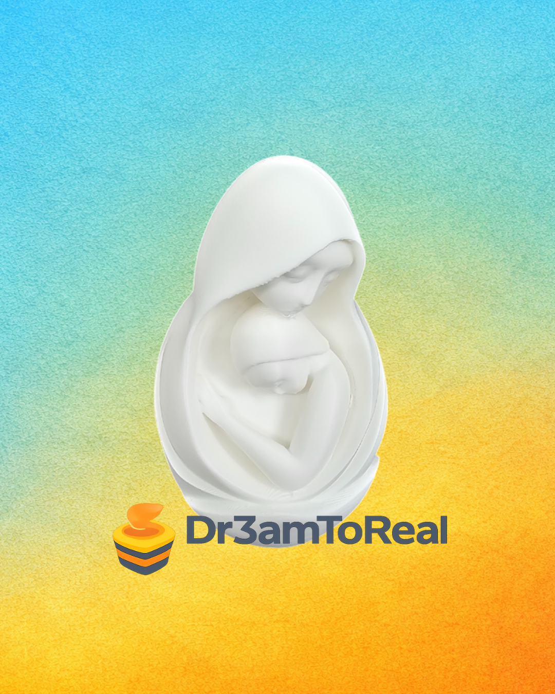 Escultura Ligação Mãe e Filha