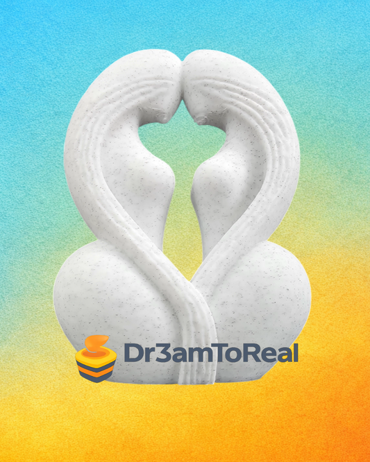 Escultura Coração Amor Eterno