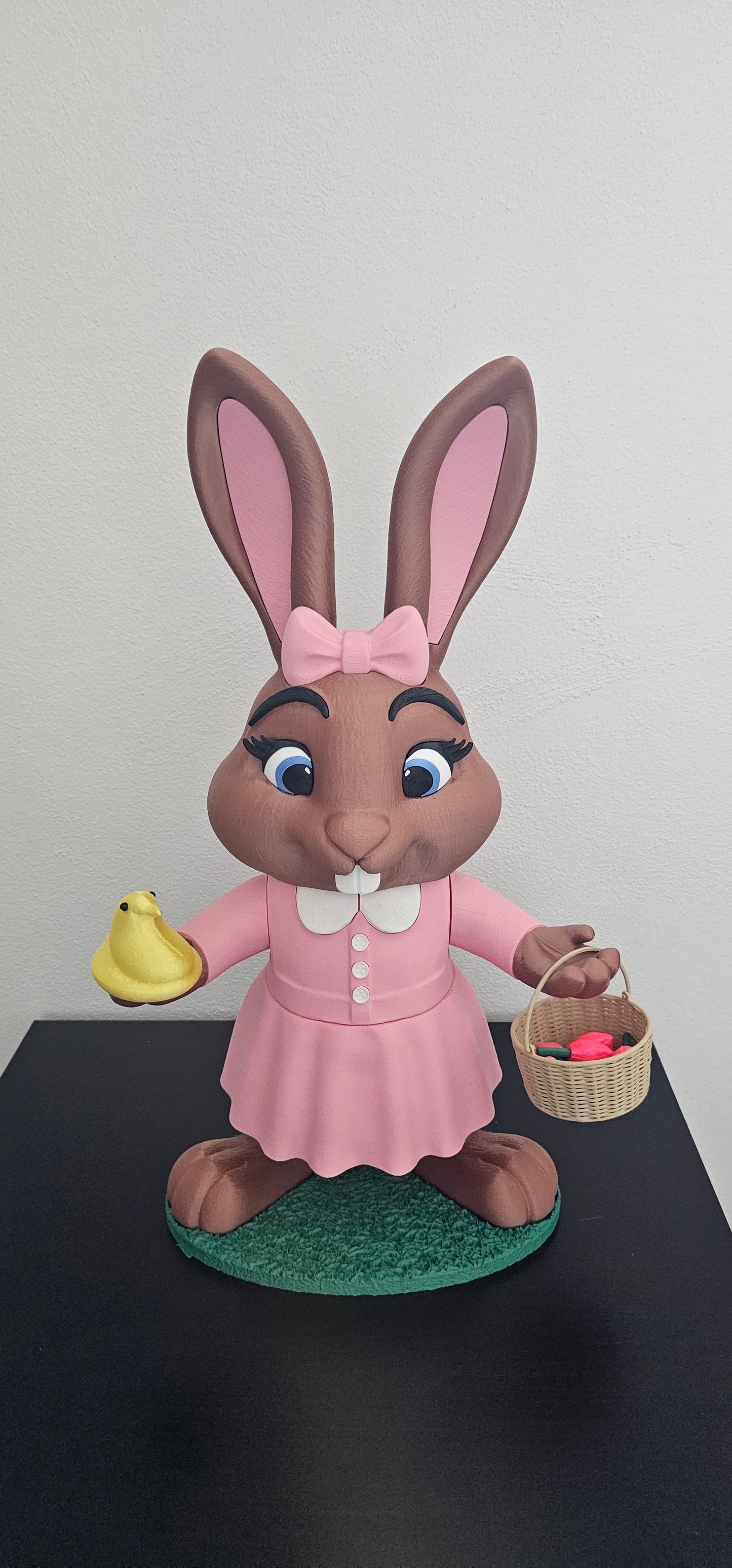 Easter Bunny Figurine – Decorative 3D Printed Spring Ornament