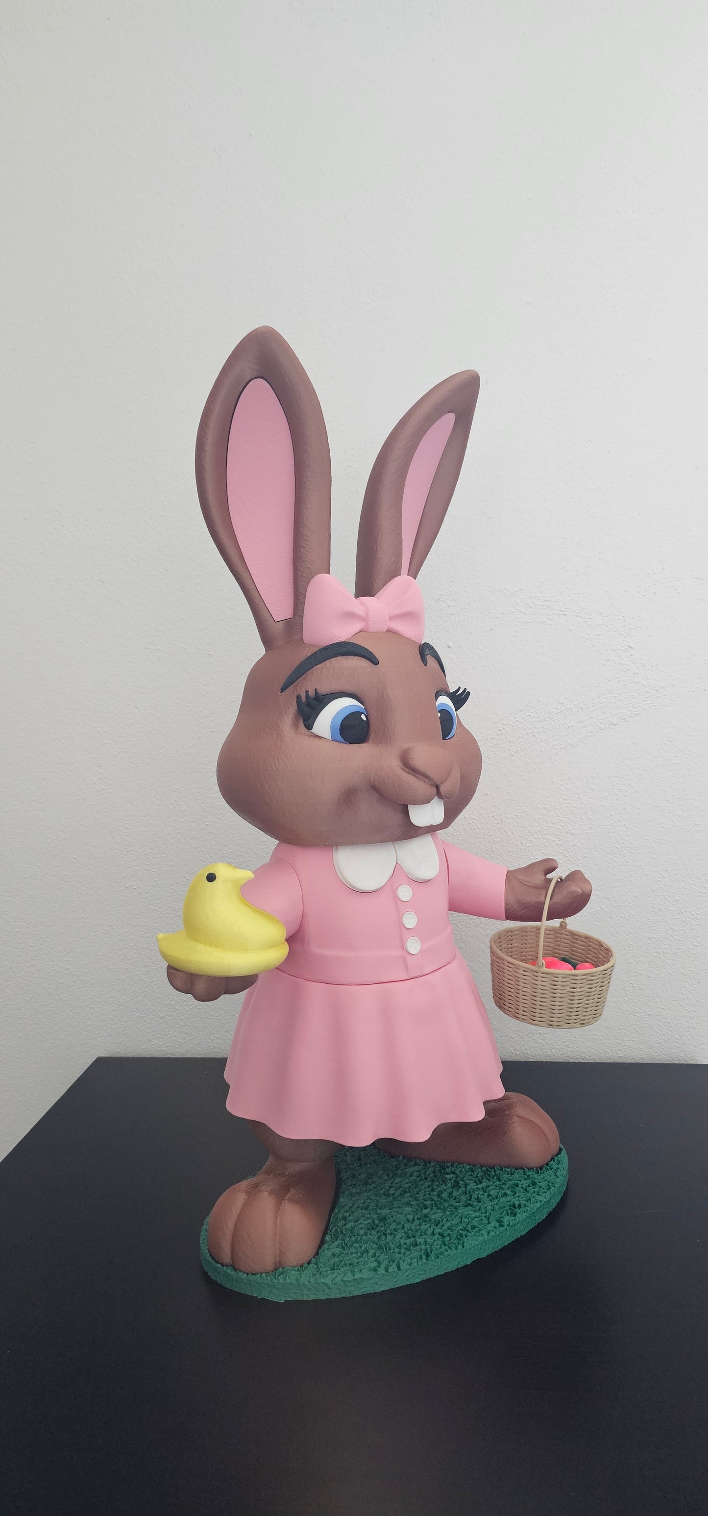 Easter Bunny Figurine – Decorative 3D Printed Spring Ornament