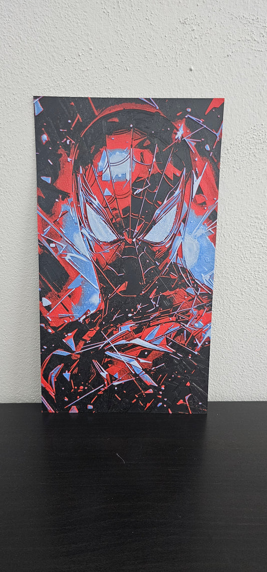 Spider Hero Wall Art – HueForge 3D Printed Artwork