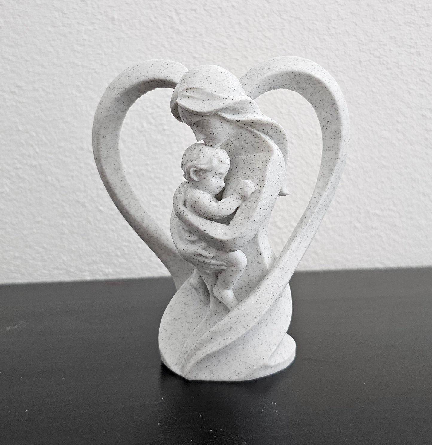 Mother & Baby Heart Sculpture
