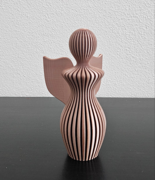 Modern Angel Sculpture – Minimalist Layered Decorative Figurine