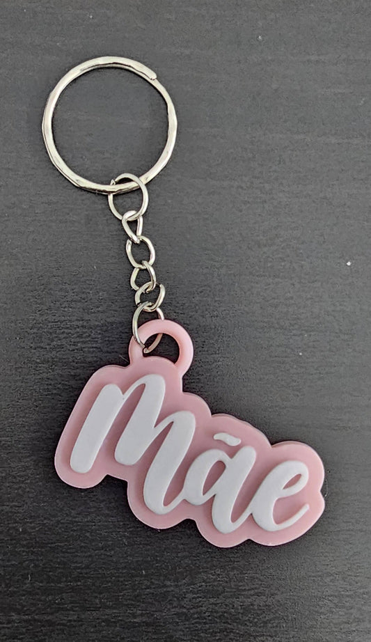 Mother Keychain – Personalized “Mãe” Keyring