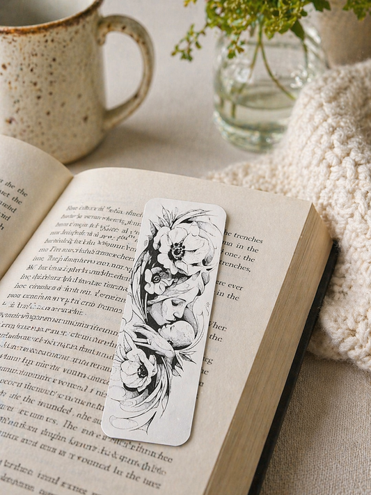 Floral Mother & Baby Bookmark