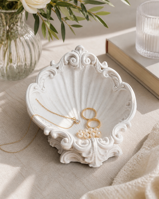 Elegant Shell Jewelry Dish