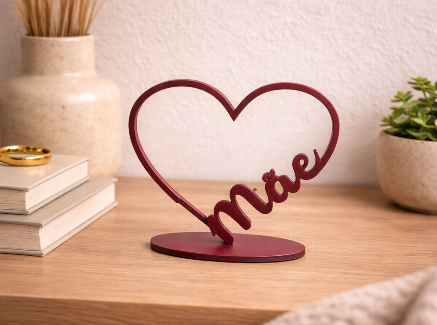 Personalized Heart Photo Frame – “Mom” Edition
