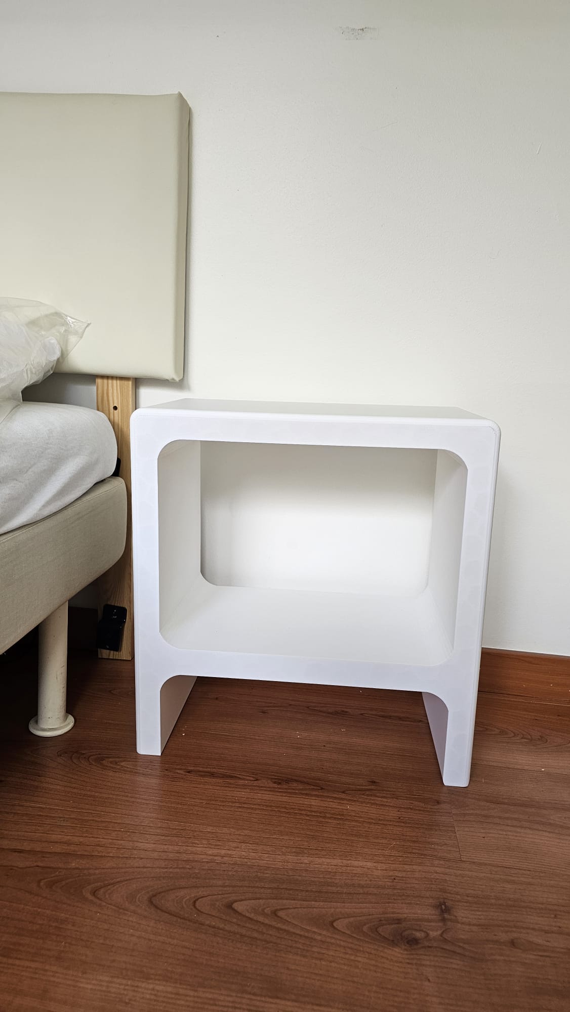 Modern Bedside Table – Minimalist 3D Printed Nightstand