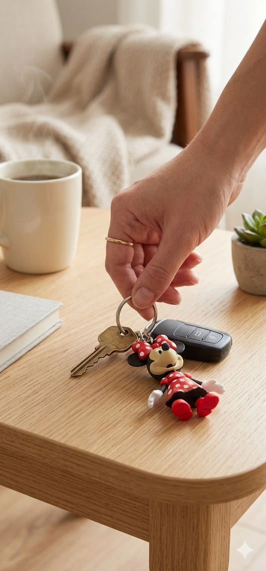 Cartoon Inspired Character Keychain