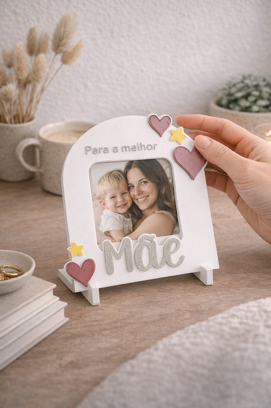 Personalized Photo Frame – “Para a melhor Mãe”