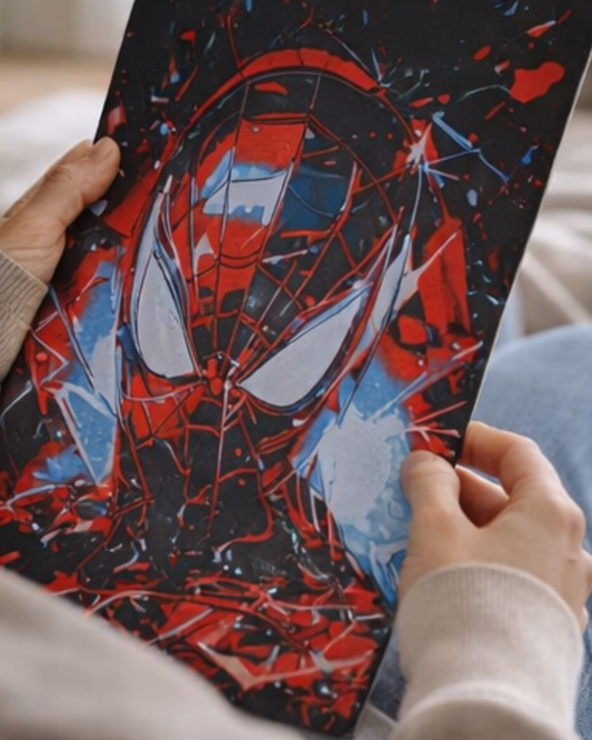 Spider Hero Wall Art – HueForge 3D Printed Artwork